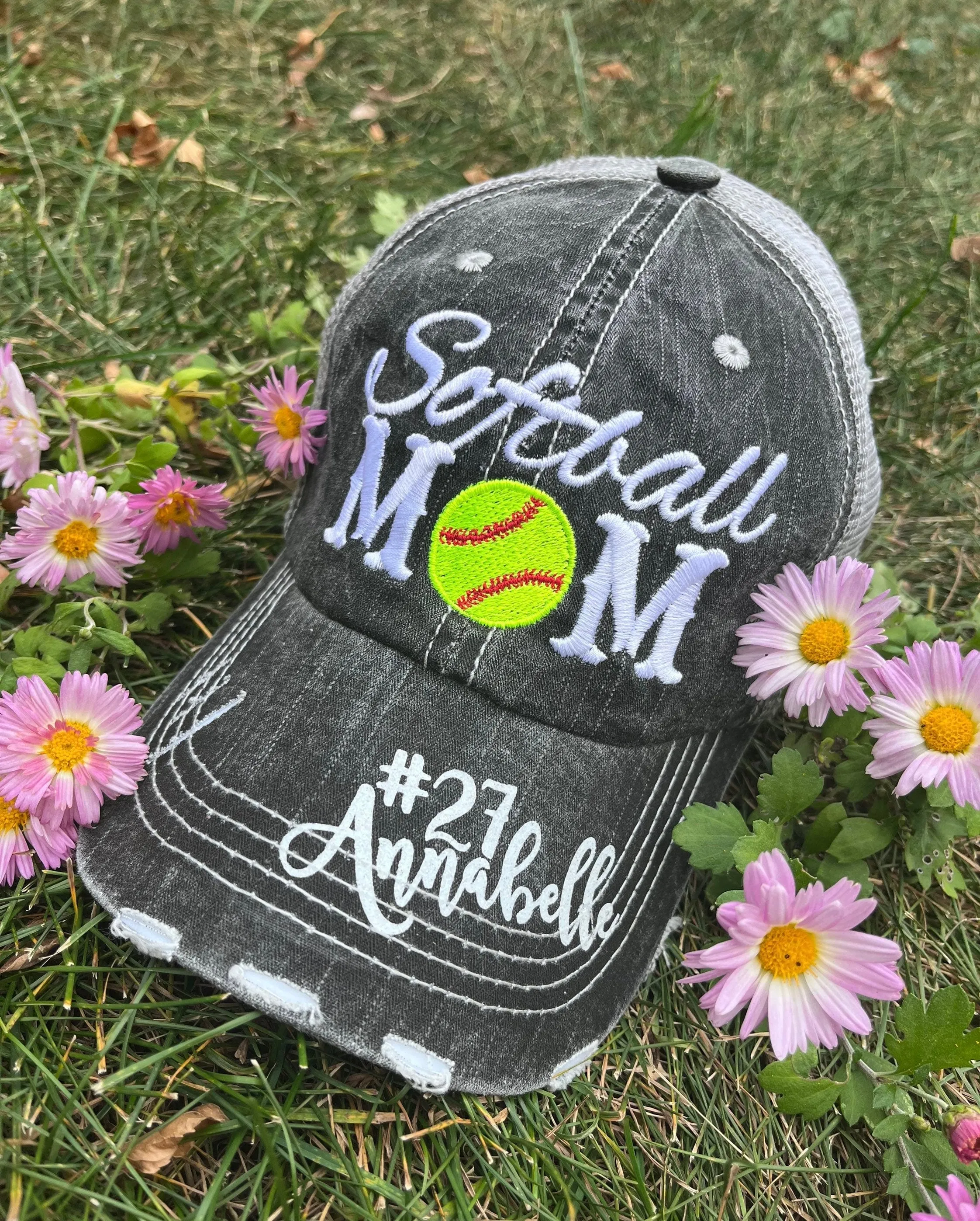 Dance hats and jewelry | Dance mom | Personalize | Embroidered distressed trucker caps