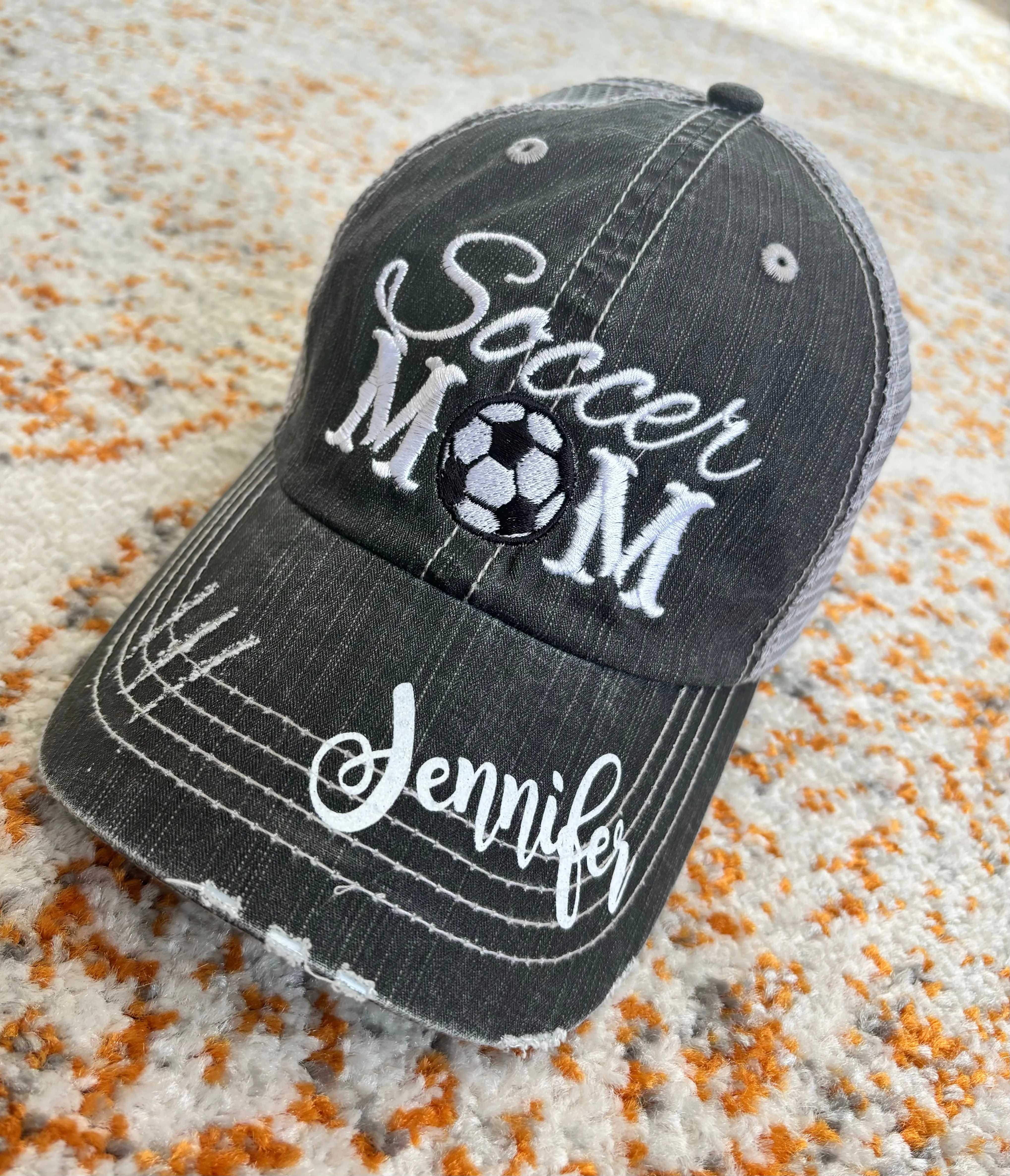 Dance hats and jewelry | Dance mom | Personalize | Embroidered distressed trucker caps