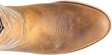 Double-H Men's 12" Domestic Gel ICE Work Western Boot - Brown DH1552