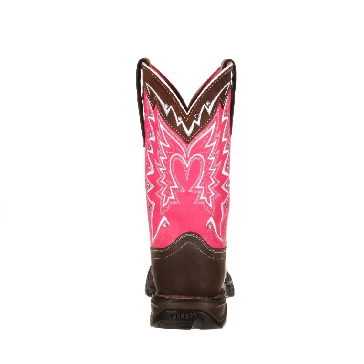 Durango Lady Rebel Women's Benefiting Stefanie Spielman Western Boots Rd3557 In Dark Brown And Pink