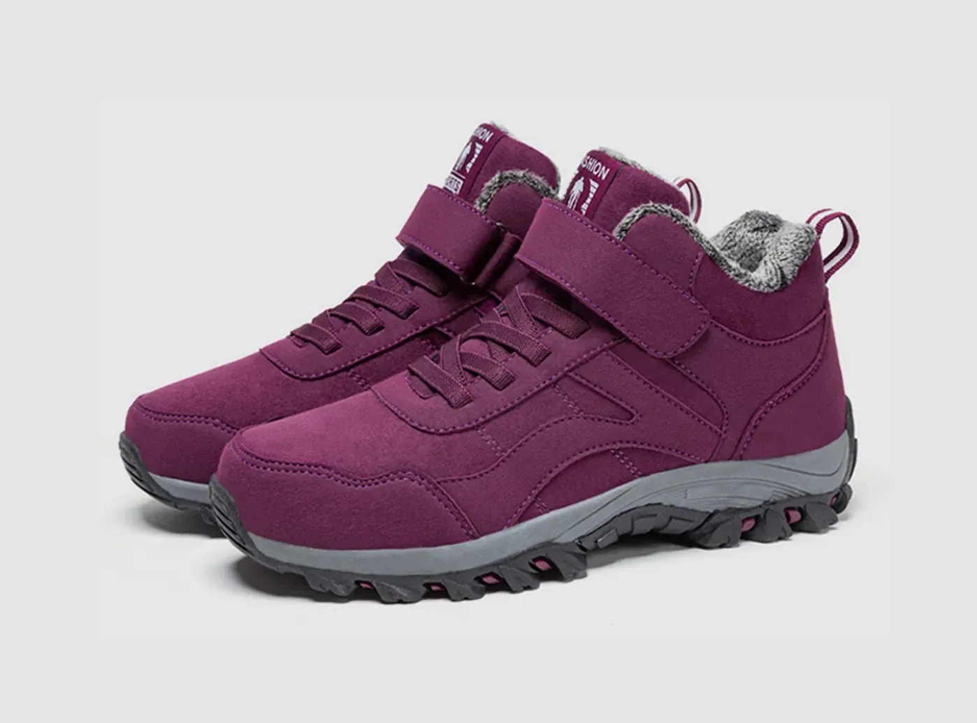 FitVille Women's Classic Suede Snow Boots