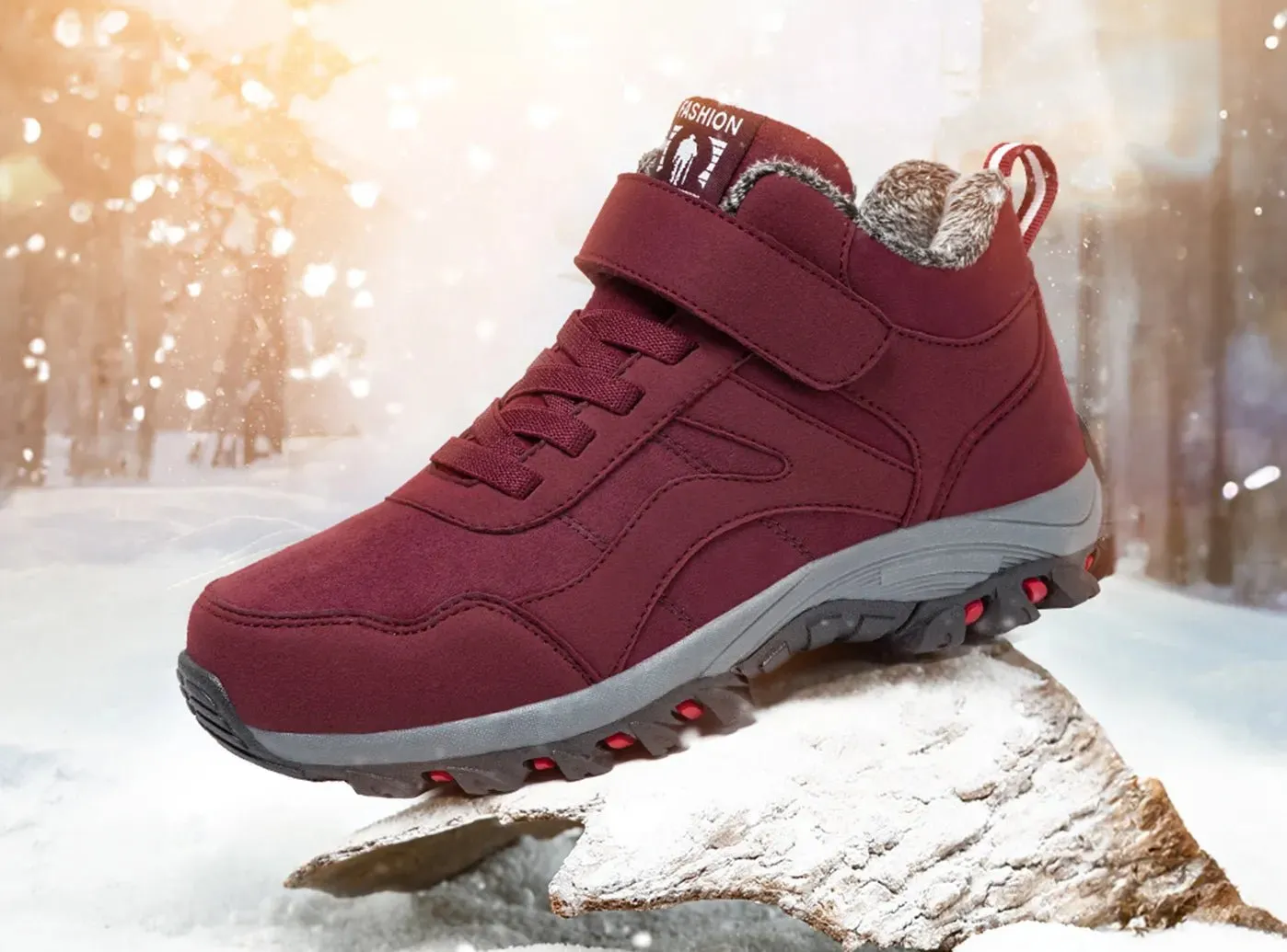 FitVille Women's Classic Suede Snow Boots