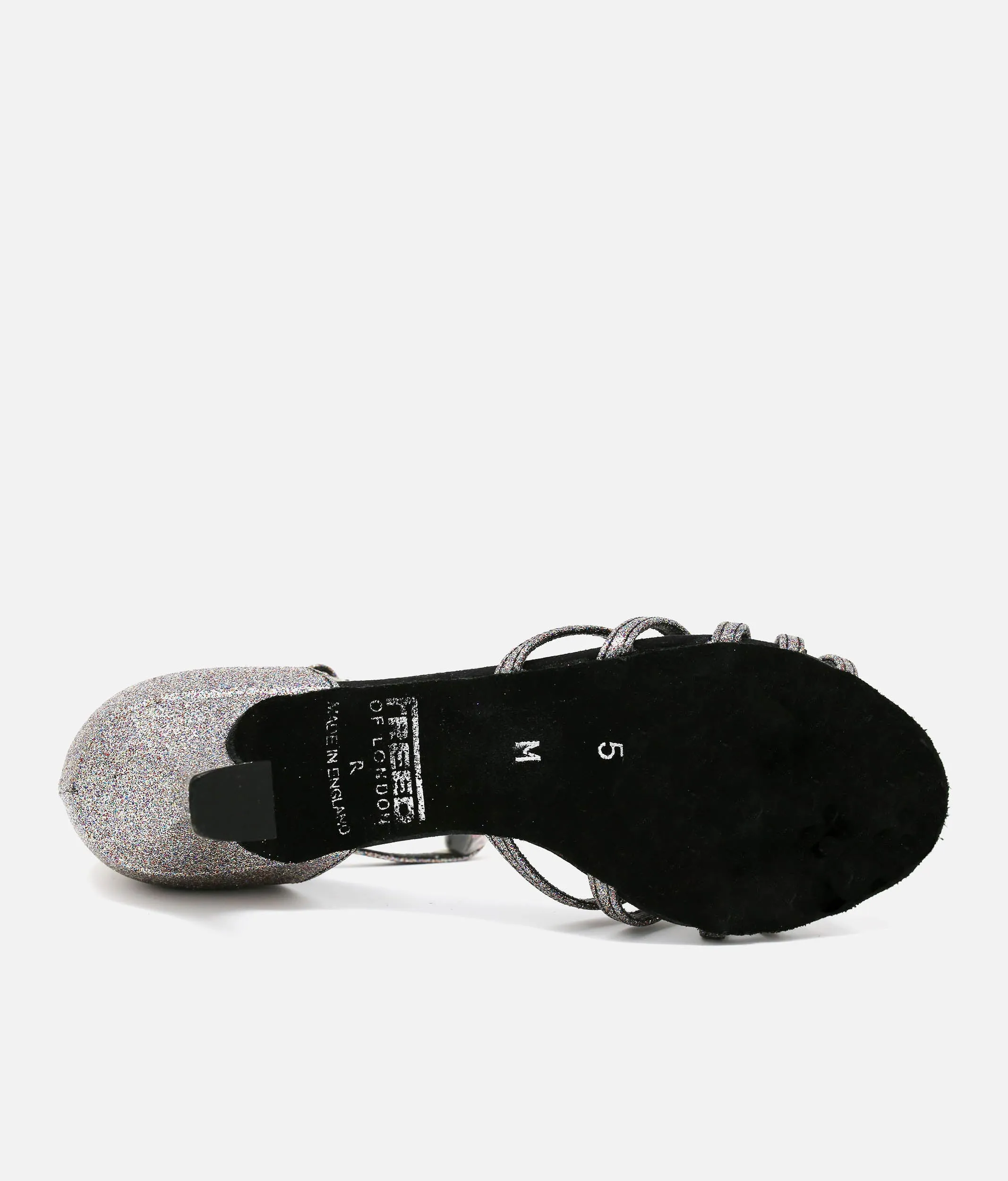 Flared Heel Latin Shoe - Tina FBM
