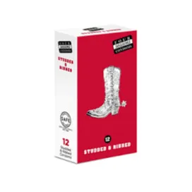 Four Seasons Studded And Ribbed Condoms 12 pack