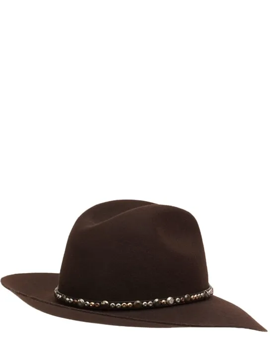 Golden Goose   Golden Fedora felt hat 