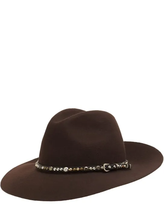Golden Goose   Golden Fedora felt hat 