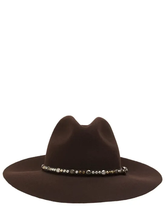 Golden Goose   Golden Fedora felt hat 
