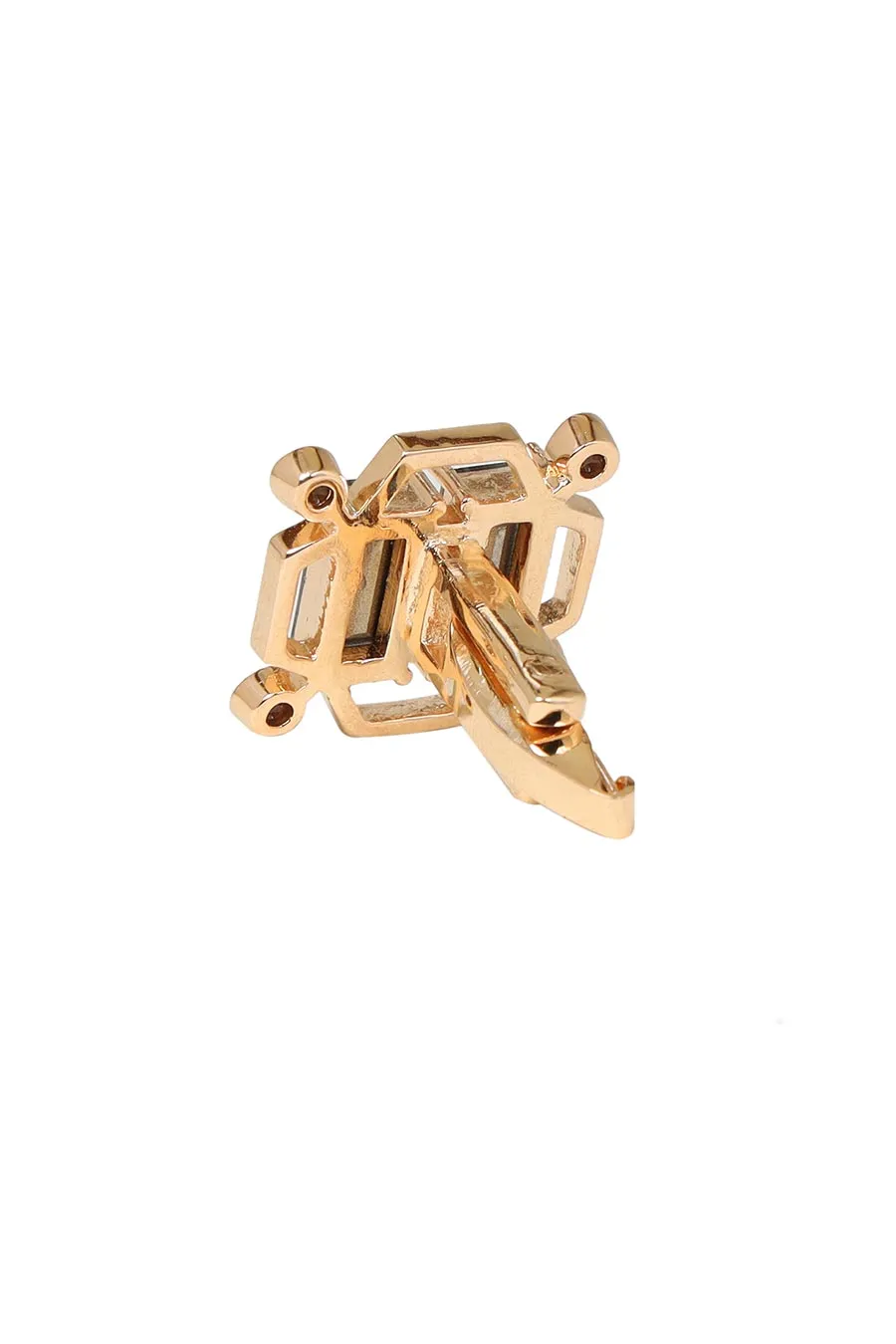 Golden Swarovski Tap Cufflinks