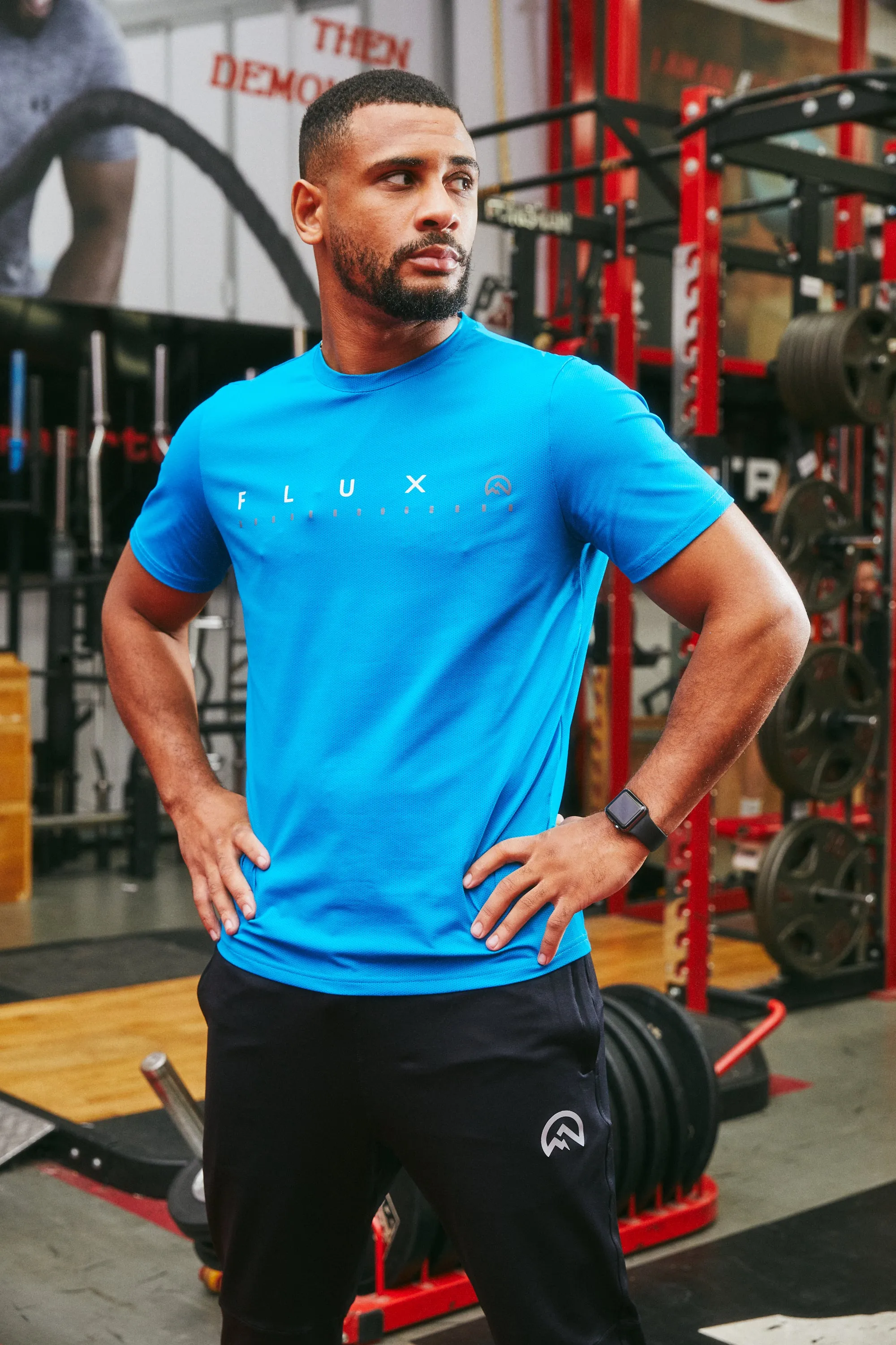 Graphic Logo T-Shirt - Teal Blue