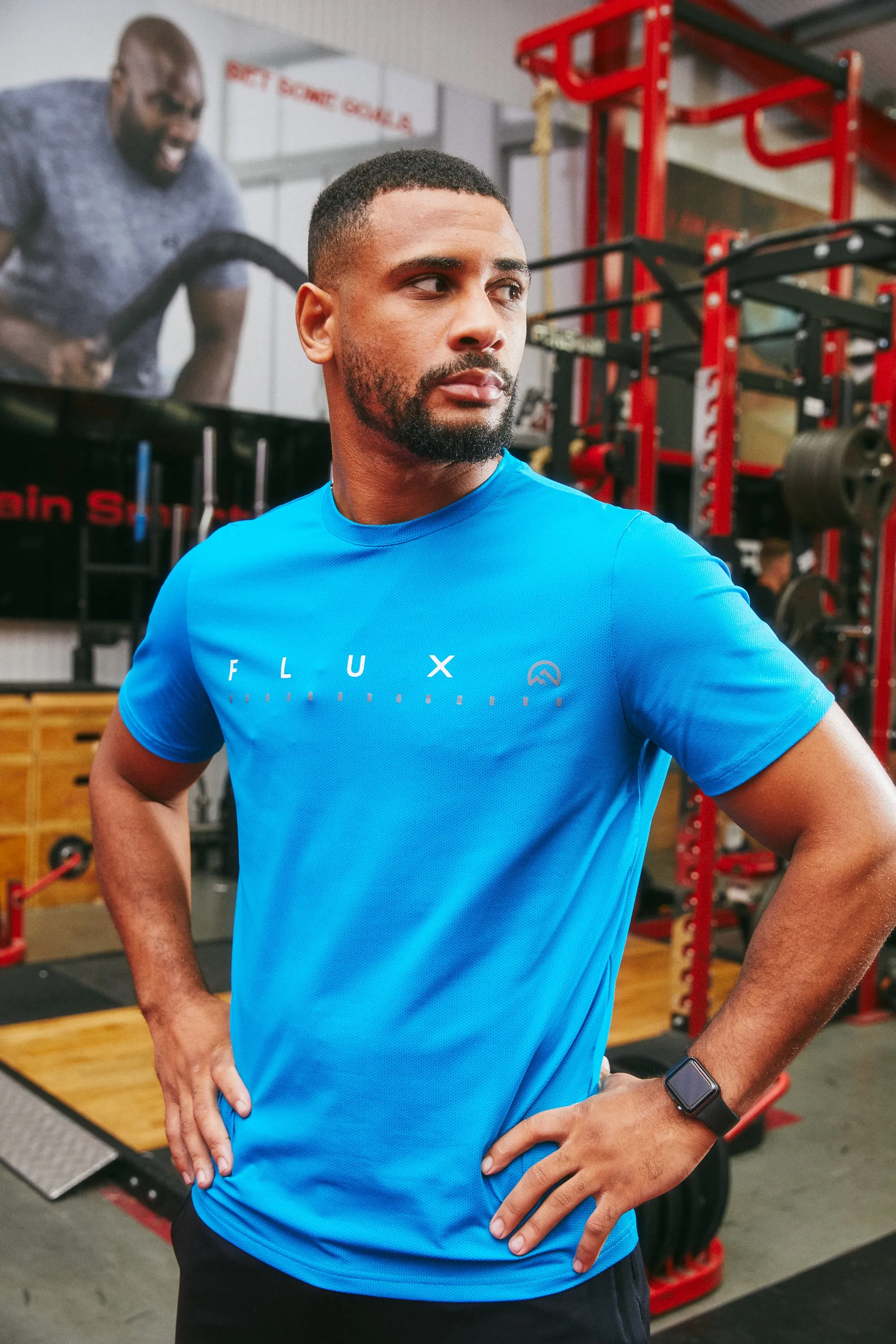 Graphic Logo T-Shirt - Teal Blue