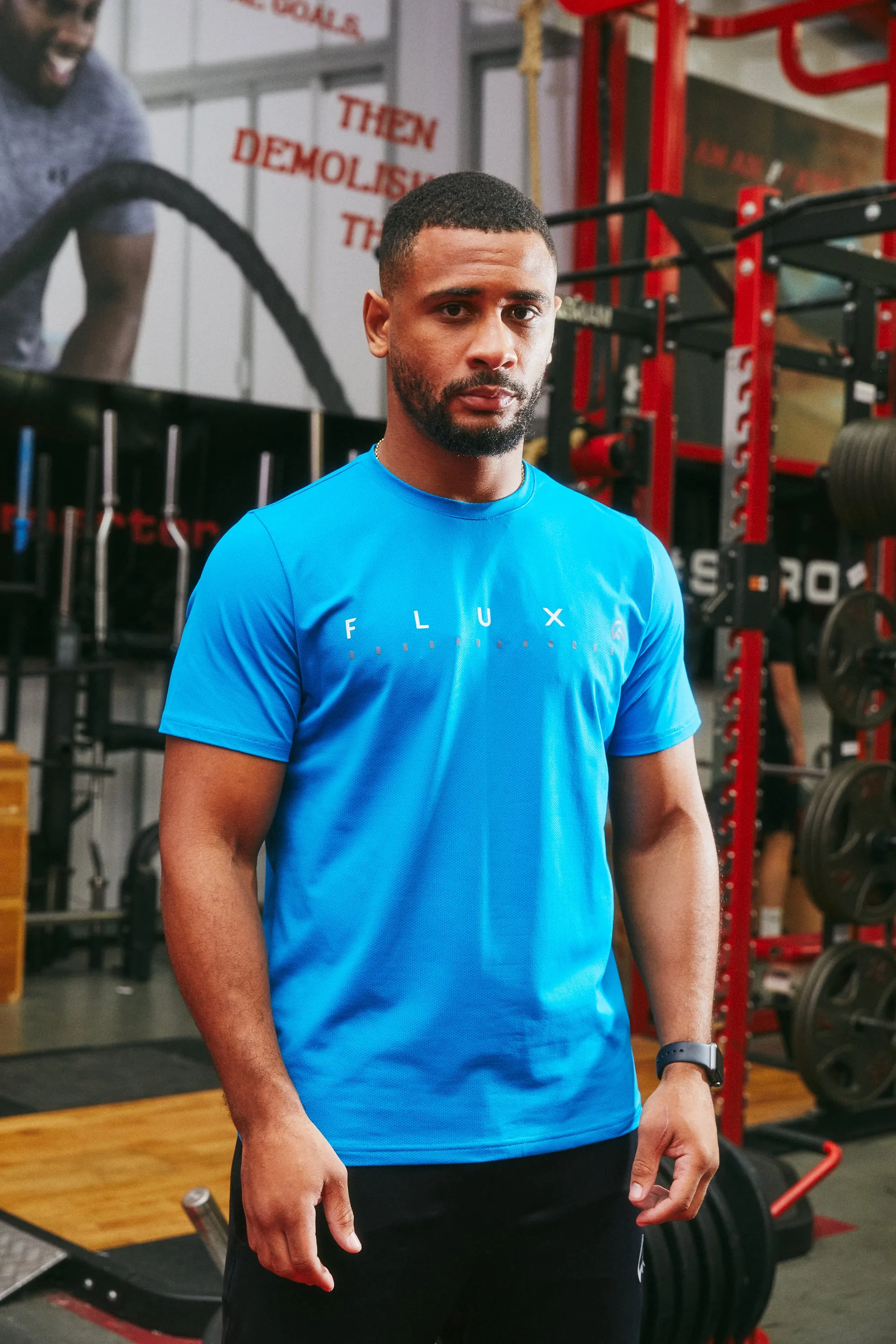 Graphic Logo T-Shirt - Teal Blue