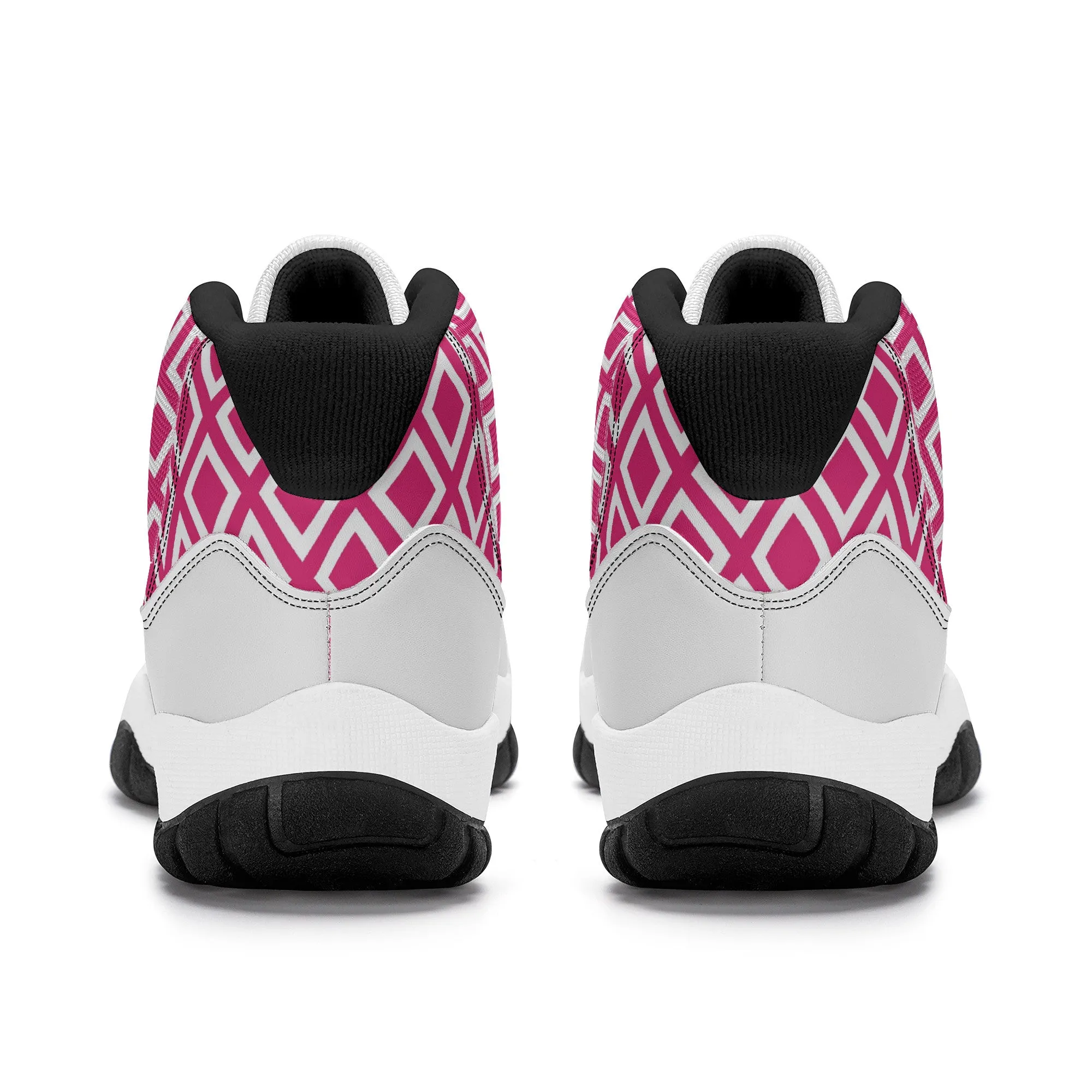 High Top Air Retro Sneakers - Pink Diamonds