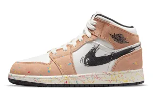 Jordan 1 Mid SE Brushstroke (GS) Jordan 1 Mid SE Brushstroke (GS)