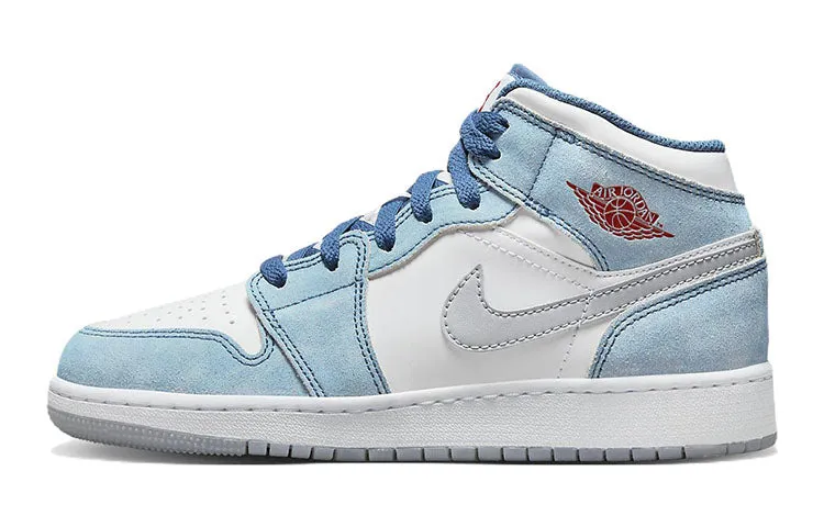 Jordan 1 Mid SE French Blue Light Steel (GS)