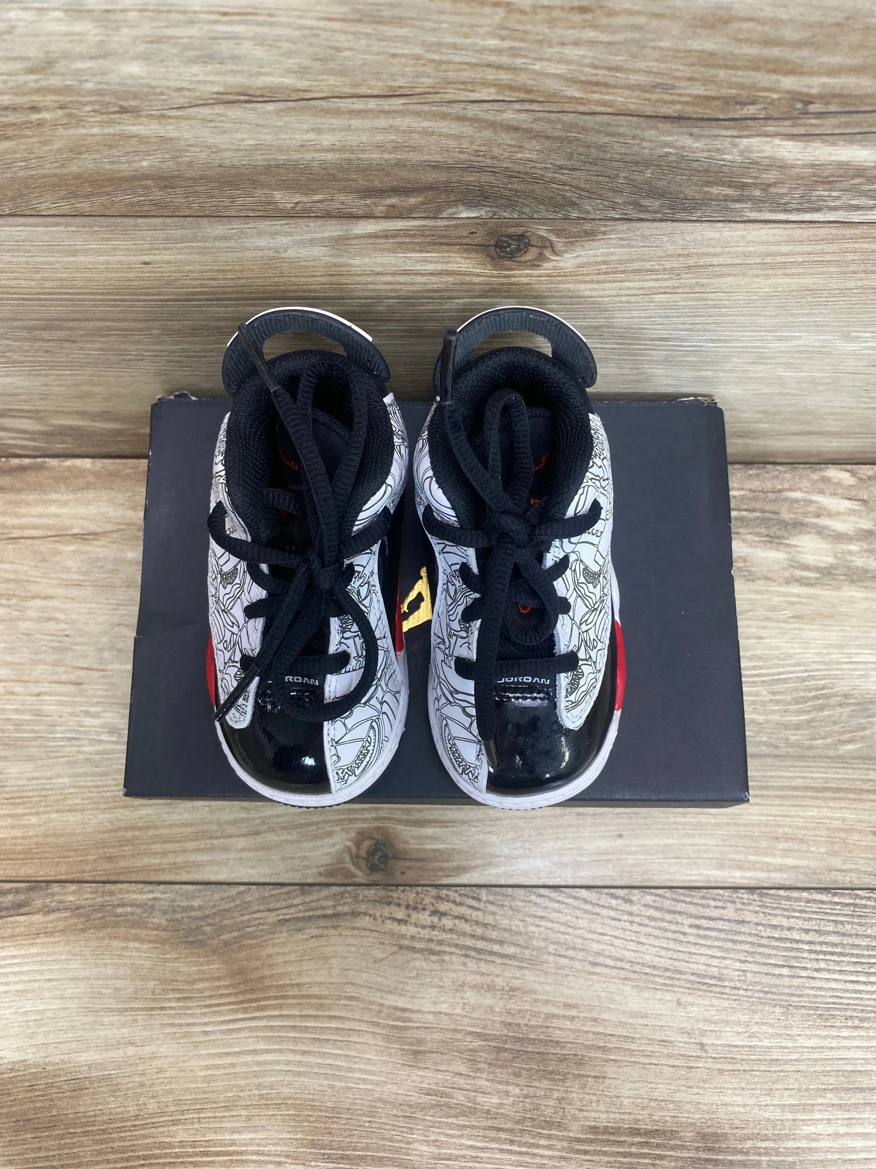Jordan Dub Zero TD 'Fire Red' Sneakers sz 5c