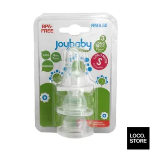 Joybaby Silicone Teat Long Neck 3S Various Sizes