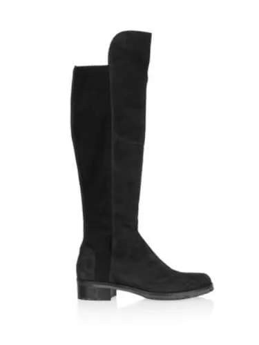 Kennel & Schmenger Blues Over The Knee Long Boots Black Suede 24160-480