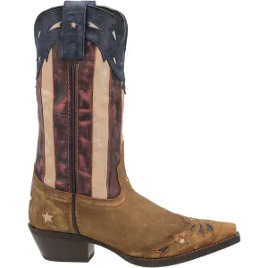 'Laredo' Women's 12" Keyes Western Snip Toe - Tan