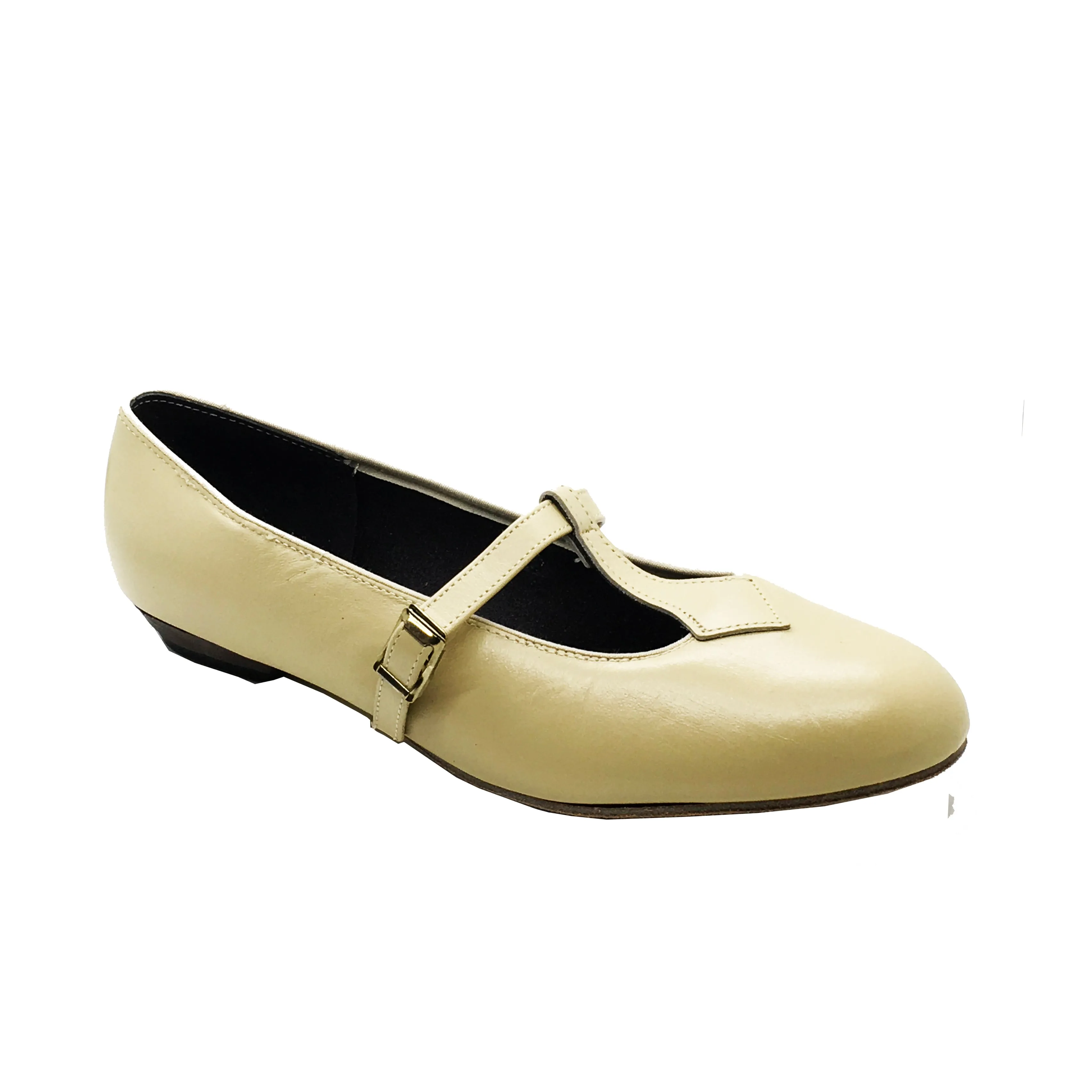 Lebo: Hi-Stepper: Bone Leather | 0.5" Tapered Edge