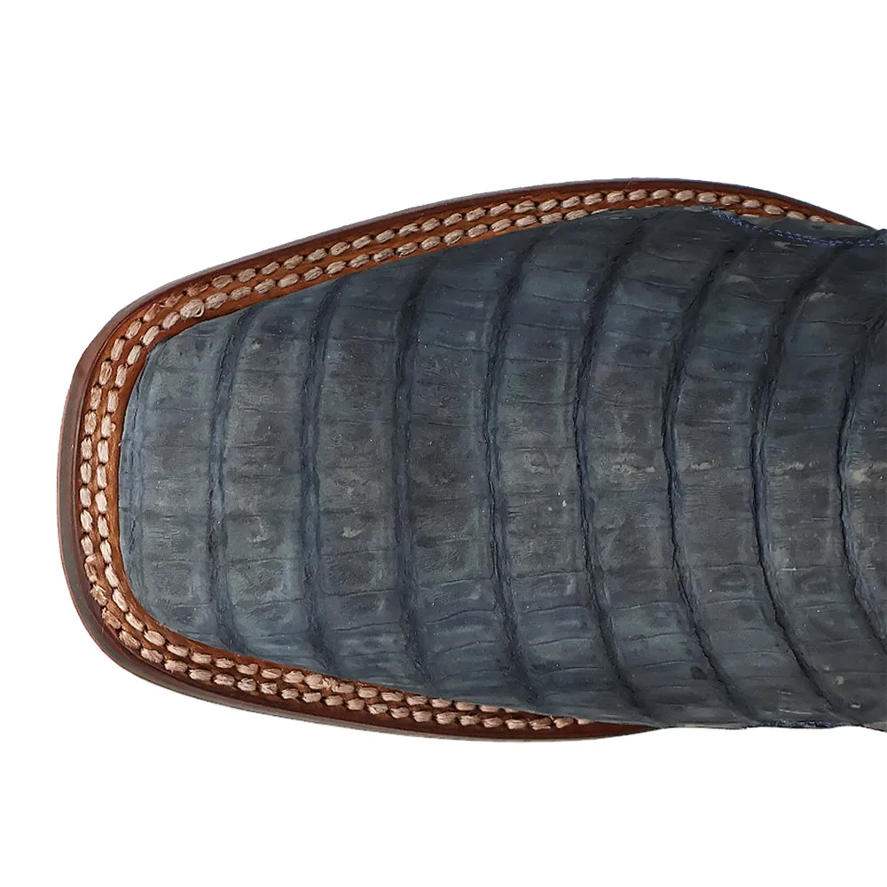 Leon Caiman Square Toe Cowboy Boots