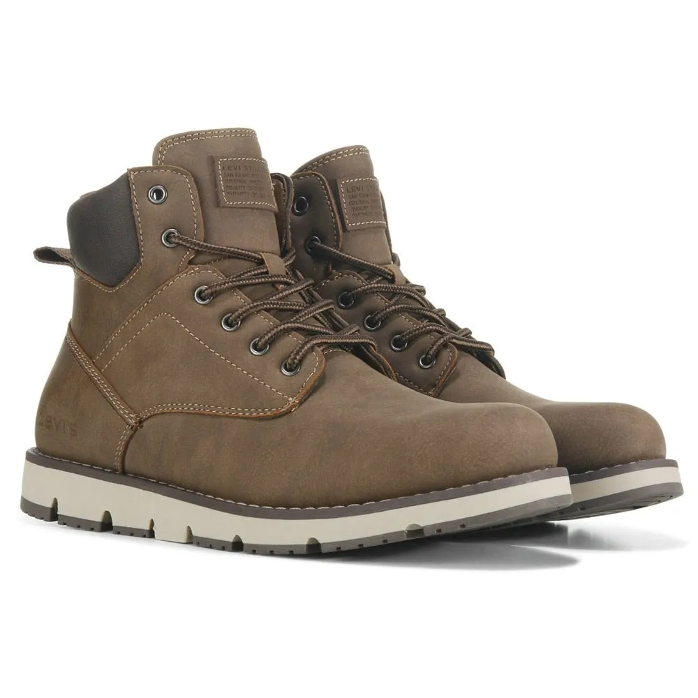 Levi'S men's Charles lace-up boots, brown