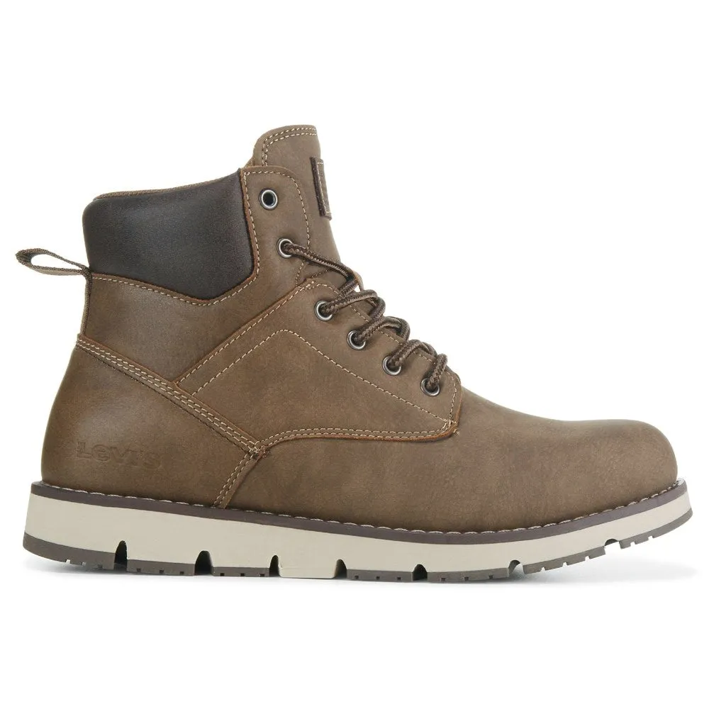 Levi'S men's Charles lace-up boots, brown
