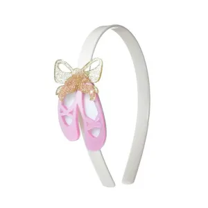 Lilies & Roses Ballet Slipper Clear Headband