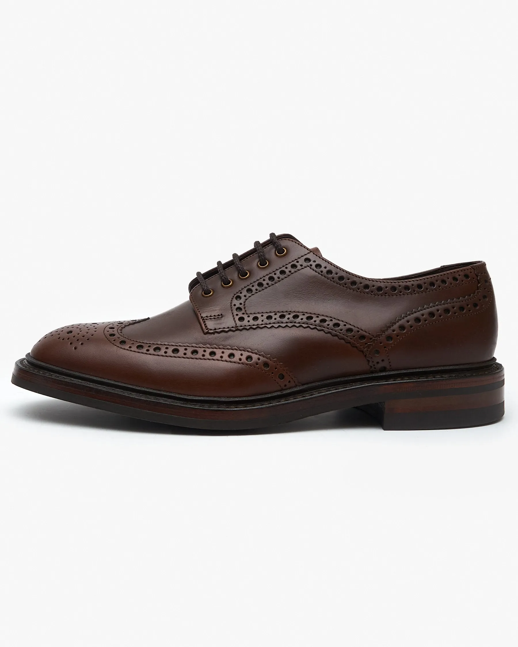 Loake 1880 Country Chester Brogue - Brown Waxy