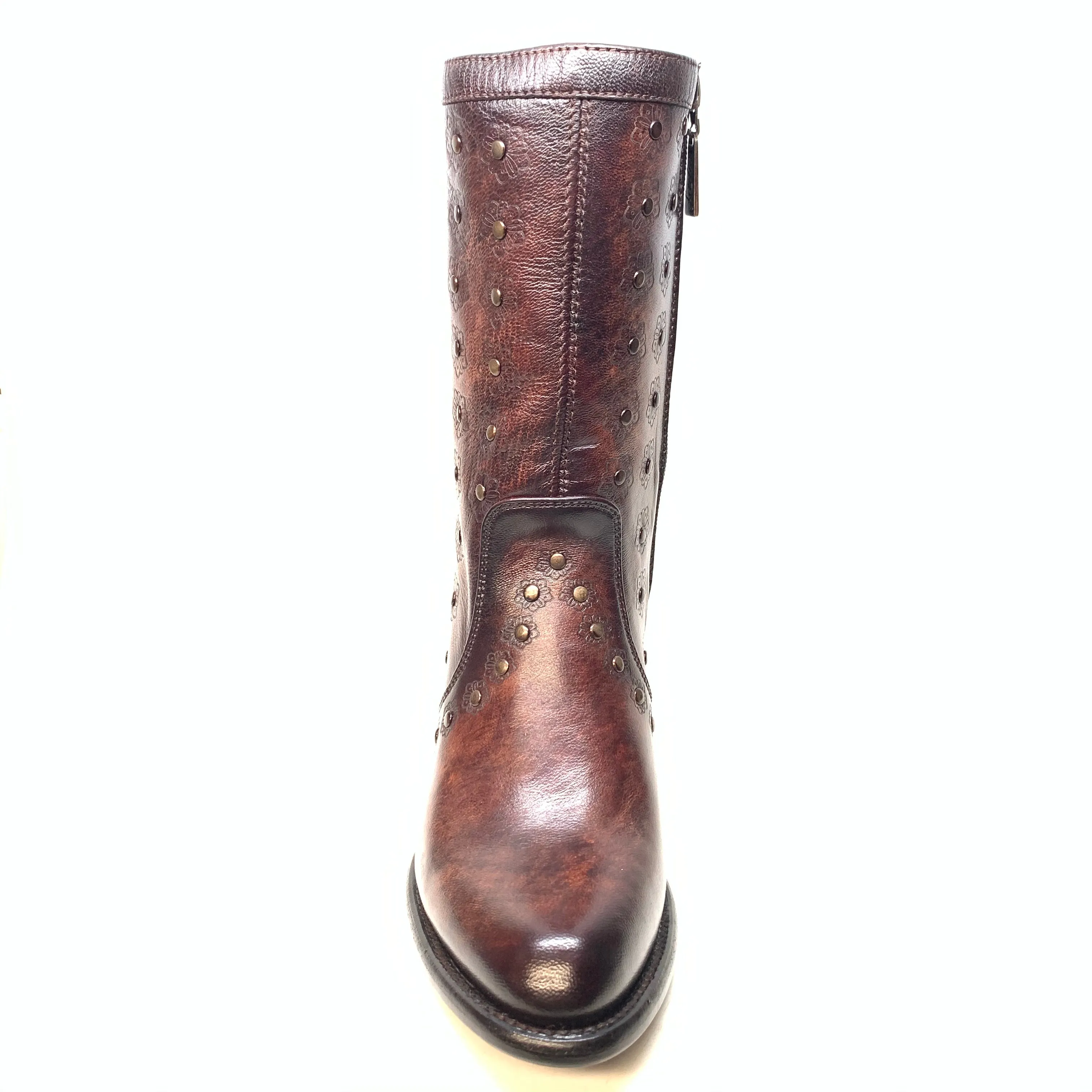 Los Altos Ladies Sunflower Studded Bovine Leather Bootie