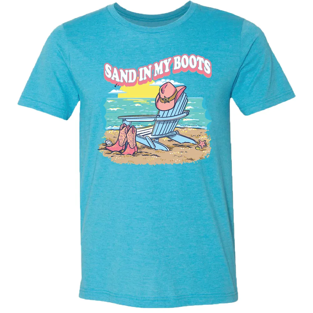 Lulu Mac 136 Sand in Boots Heather Aqua