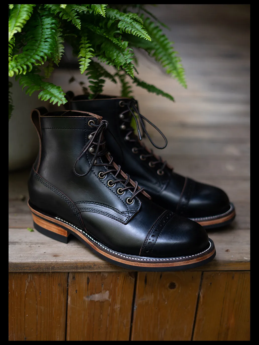 Men's Brouge Combact Boots