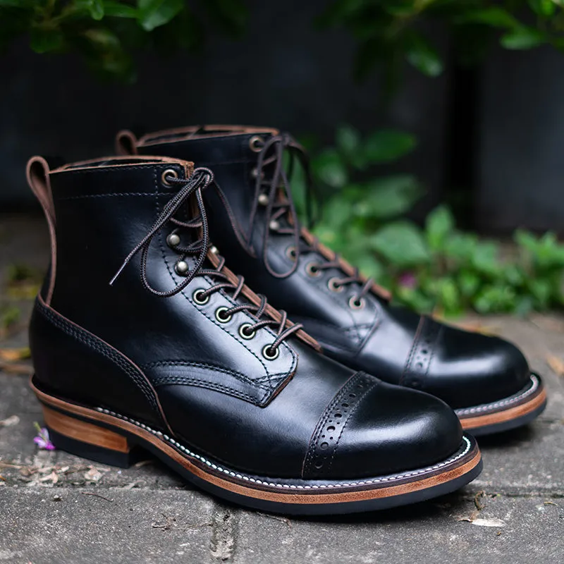 Men's Brouge Combact Boots