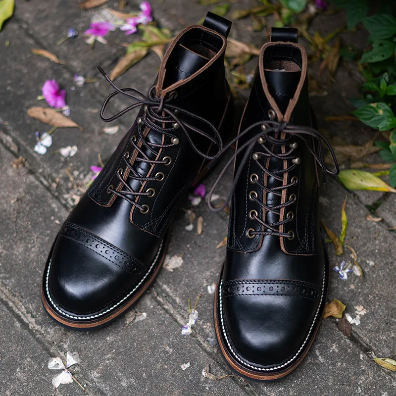 Men's Brouge Combact Boots