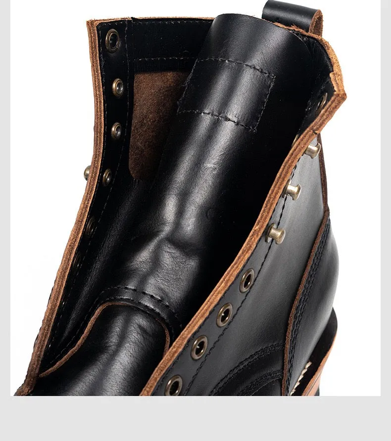 Men's Brouge Combact Boots