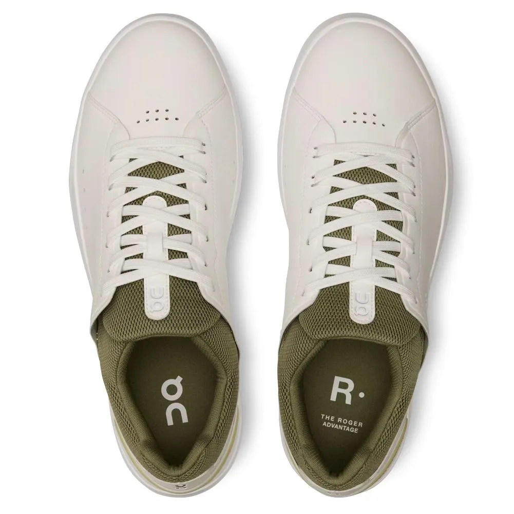 Men's THE ROGER Advantage Shoes White and Olive