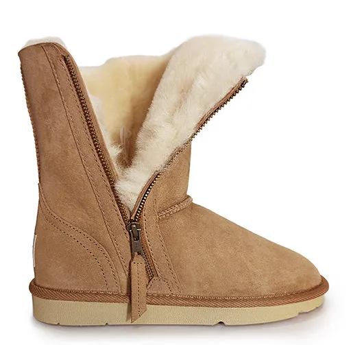 Mid Zip Boot