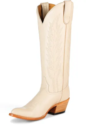 Miss Macie Bean Womens Vanilla Leather Spacey Gracey Fashion Boots 9 M