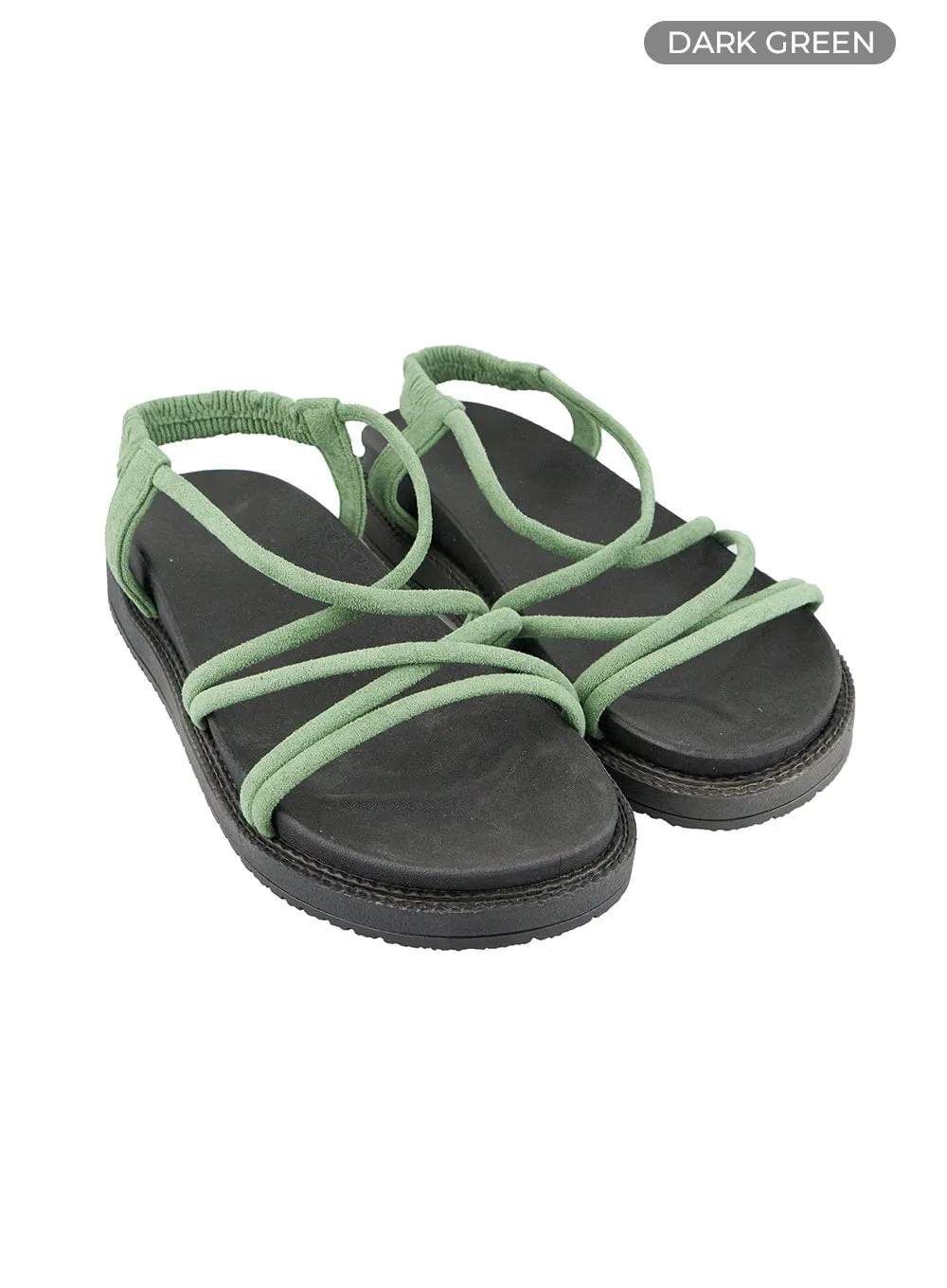 Multi Strap Flat Sandals OY427