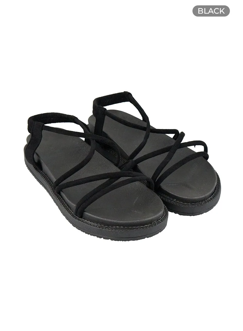 Multi Strap Flat Sandals OY427