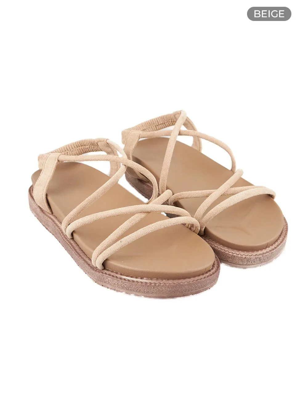 Multi Strap Flat Sandals OY427