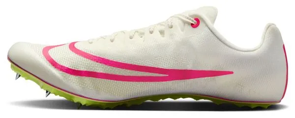 Nike Zoom Ja Fly 4 White Pink Yellow Track & Field Shoes
