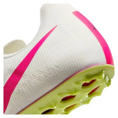 Nike Zoom Ja Fly 4 White Pink Yellow Track & Field Shoes
