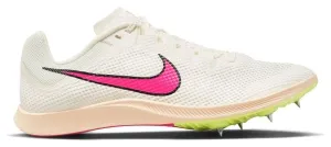 Nike Zoom Rival Distance Unisex Track & Field Shoes White Pink Yellow