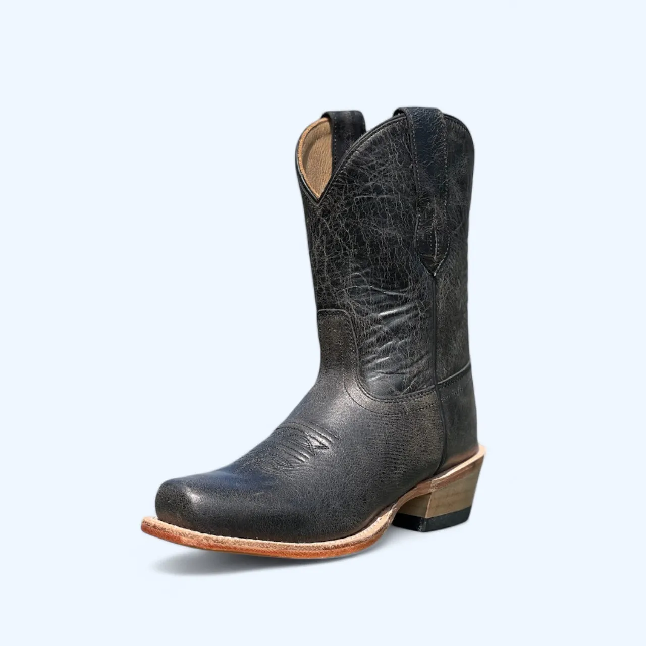 Old West Women’s Grey/Black Bootie 18148
