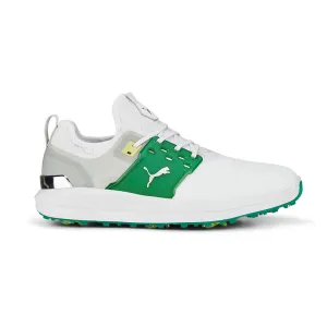 PUMA IGNITE Articulate Azalea Men's Spiked Shoes (White/Green/Silver)
