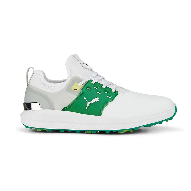 PUMA IGNITE Articulate Azalea Men's Spiked Shoes (White/Green/Silver)