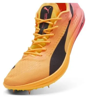 Puma Track & Field Shoes evoSPEED Long Distance Nitro Elite 2 Orange Pink Men's