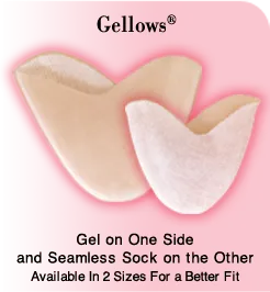 " Gellows " Gel Toe Pads -- White