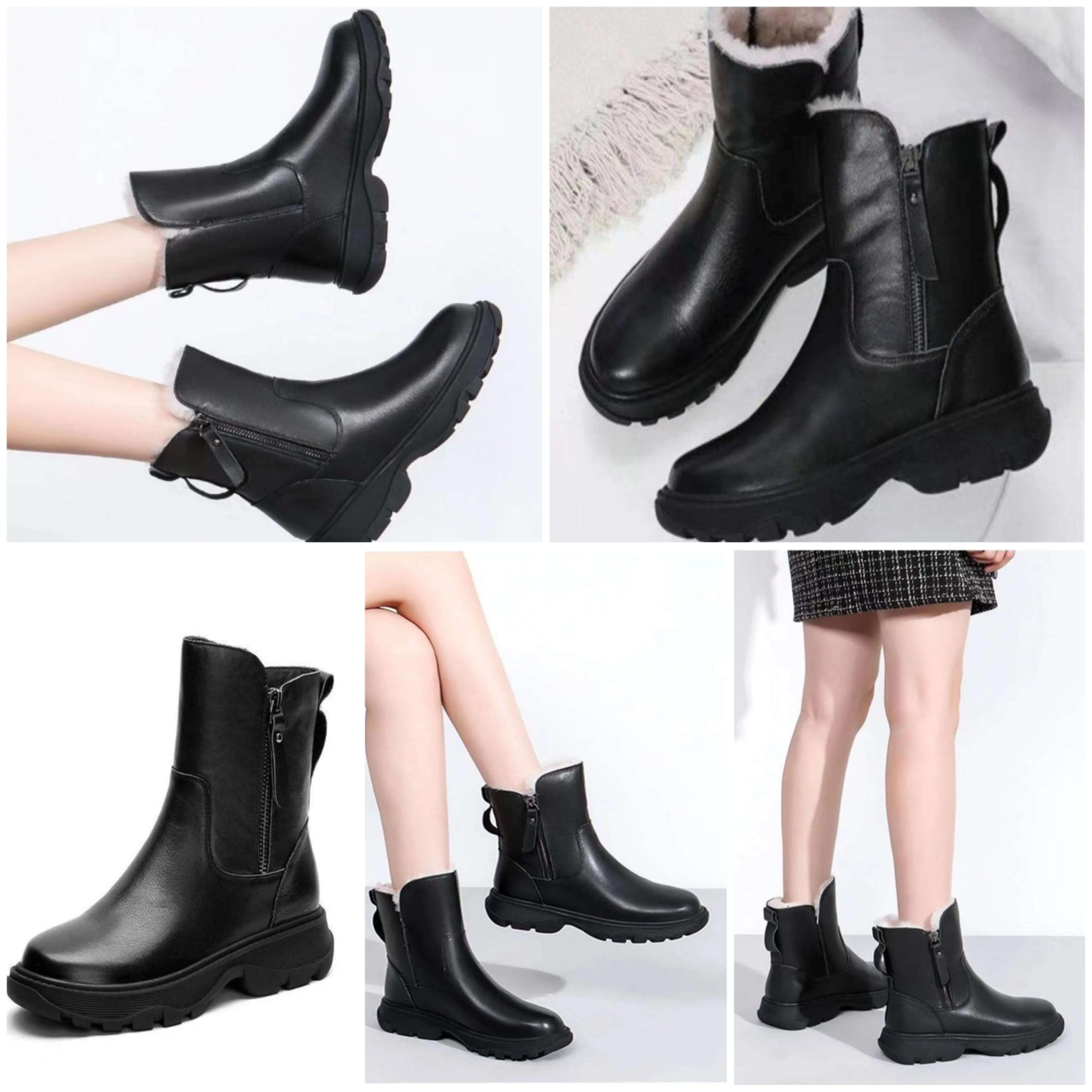 "Anna" Trendige Schneestiefelette