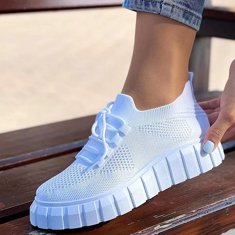 "Dara" Modische Stoffsneaker